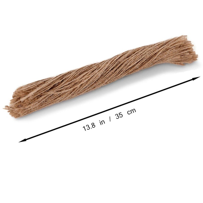 LOOMY 200PCS Price Tags with Pre Cut Jute String and Safety Pins,LOOMY Blank Brown Paper Tags for Retail and Display - Image 3